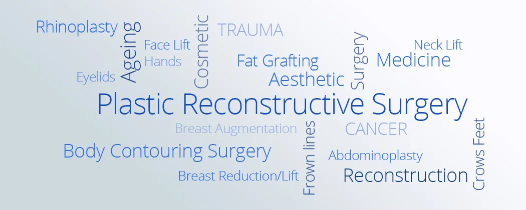 Reconstructive surgery, trauma, neck lift, eye lid surgery, body contouring